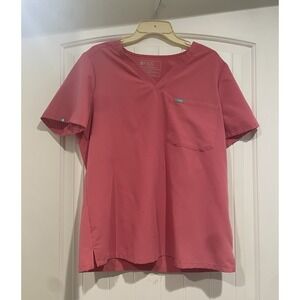 Figs Technical Collection Catarina Scrub Top Women's Size Large Pink